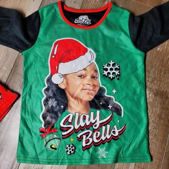 NWT NICKELODEON THAT GIRL LAY LAY PAJAMA SET SIZE MEDIUM (7/8) - Picture 9 of 12